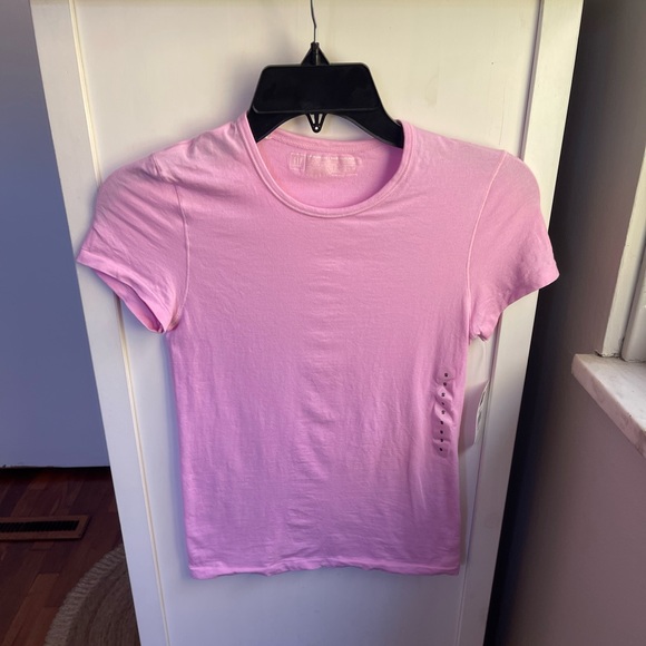 GAP Tops - NWT Gap Seamless Baby Tee in Bright Lavender Pink! Cotton blend!